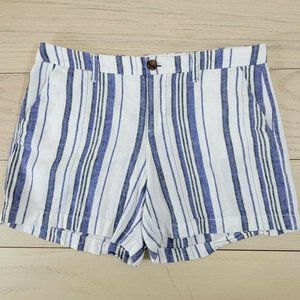 NWT OLD NAVY Striped  Shorts Size 2 - 5" inseam - 29” Waist Flat Front